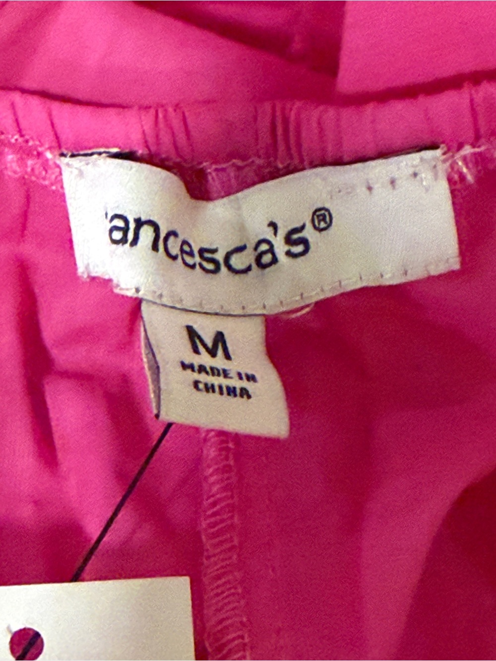 Francesca's Collections Hot Pink Tiered Spaghetti-Strap Mini Dress - Picture 3 of 5